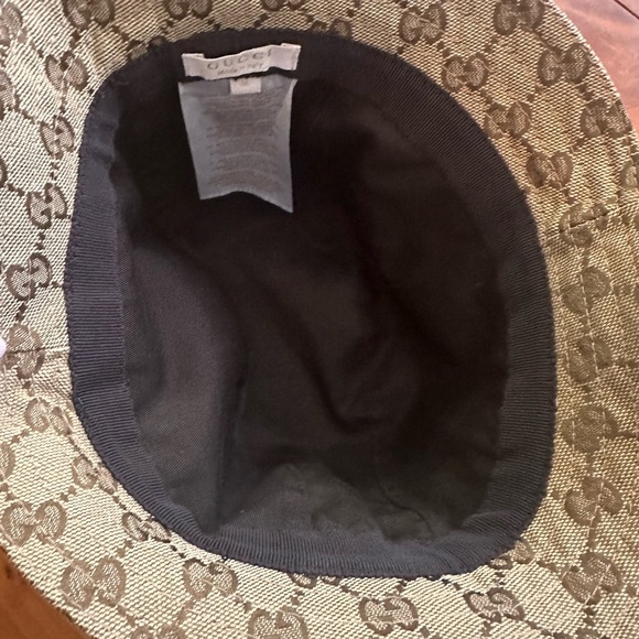Gucci Beige Monogram Bucket Hat - Picture 3 of 5
